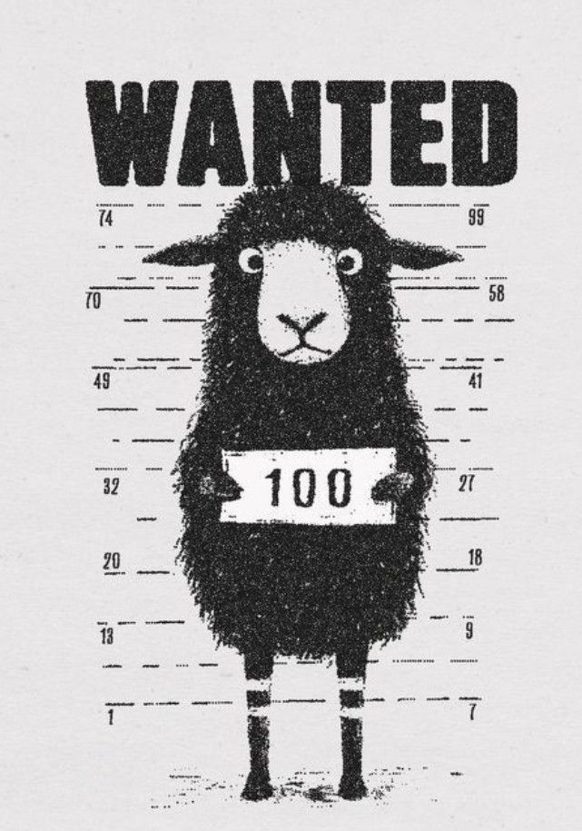 Camiseta Evangélica Lucas 15:3-7 Wanted Ovelha